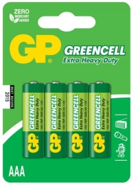 Батарейки солевые GP GreenCell AAA/R03G - 4 шт. - Элементы питания - купить с доставкой в Оренбурге