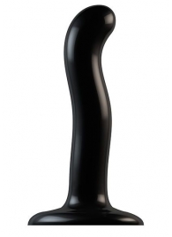 Черный фаллоимитатор-насадка Strap-On-Me P G spot Dildo size S - 16,4 см. - Strap-on-me - купить с доставкой в Оренбурге