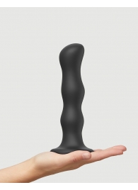 Черная насадка Strap-On-Me Dildo Geisha Balls size XL - Strap-on-me - купить с доставкой в Оренбурге