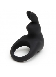 Черное эрекционное виброкольцо Happy Rabbit Rechargeable Rabbit Cock Ring - Happy Rabbit - в Оренбурге купить с доставкой