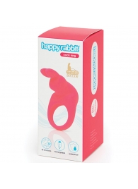 Розовое эрекционное виброкольцо Happy Rabbit Rechargeable Rabbit Cock Ring - Happy Rabbit - в Оренбурге купить с доставкой