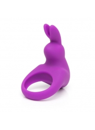 Фиолетовое эрекционное виброкольцо Happy Rabbit Rechargeable Rabbit Cock Ring - Happy Rabbit - в Оренбурге купить с доставкой