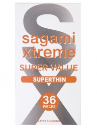 Ультратонкие презервативы Sagami Xtreme Superthin - 36 шт. - Sagami - купить с доставкой в Оренбурге