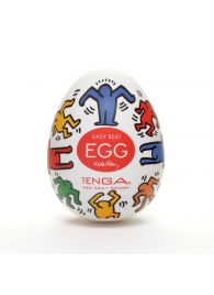 Мастурбатор-яйцо Keith Haring EGG DANCE - Tenga - в Оренбурге купить с доставкой