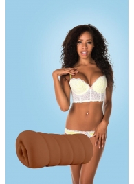 Коричневый мастурбатор-вагина BRIANNA - Dream Toys - в Оренбурге купить с доставкой