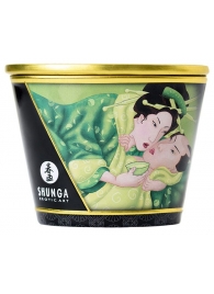 Массажная свеча Exotic Green Tea с ароматом зелёного чая - 170 мл. - Shunga - купить с доставкой в Оренбурге