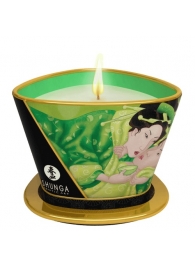 Массажная свеча Exotic Green Tea с ароматом зелёного чая - 170 мл. - Shunga - купить с доставкой в Оренбурге