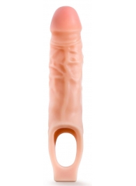 Телесная насадка на пенис 9 Inch Cock Sheath Extender - 22,2 см. - Blush Novelties - в Оренбурге купить с доставкой