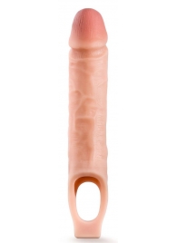 Телесная насадка на пенис 10 Inch Cock Sheath Extender - 25 см. - Blush Novelties - в Оренбурге купить с доставкой