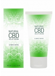 Крем-пролонгатор Natural CBD Delay Cream - 50 мл. - Shots Media BV - купить с доставкой в Оренбурге