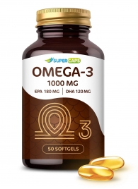 Пищевая добавка SuperCaps OMEGA-3 - 50 капсул (1000 мг) - SuperCaps - купить с доставкой в Оренбурге
