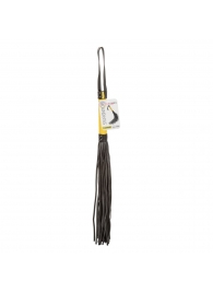 Черная плеть с желтой рукоятью Boundless Flogger - 69,25 см. - California Exotic Novelties - купить с доставкой в Оренбурге