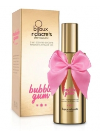 Гель с ароматом жвачки Bubblegum 2-in-1 Scented Silicone Massage And Intimate Gel - 100 мл. - Bijoux Indiscrets - купить с доставкой в Оренбурге