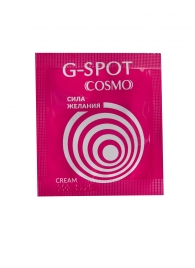 Стимулирующий интимный крем для женщин Cosmo G-spot - 2 гр. - Биоритм - купить с доставкой в Оренбурге