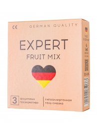 Ароматизированные презервативы EXPERT Fruit Mix - 3 шт. - Expert - купить с доставкой в Оренбурге