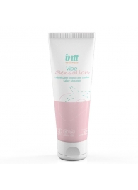 Лубрикант на водной основе Vibe Sensation с клубничным вкусом и легким вибрирующим эффектом - 50 гр. - INTT - купить с доставкой в Оренбурге