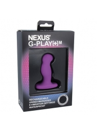 Фиолетовая вибровтулка Nexus G-Play+ M - Nexus Range - в Оренбурге купить с доставкой