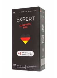 Презервативы EXPERT Surprise Mix - 12 шт.(+3 в подарок) - Expert - купить с доставкой в Оренбурге