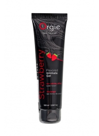 Интимный гель на водной основе Lube Tube Strawberry с клубничным вкусом - 100 мл. - ORGIE - купить с доставкой в Оренбурге