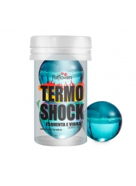 Интимный гель Termo Shock Hot Ball с разогревающе-покалывающим эффектом (2 шарика по 3 гр.) - HotFlowers - купить с доставкой в Оренбурге