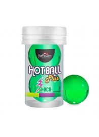 Лубрикант на силиконовой основе Hot Ball Plus с покалывающим эффектом (2 шарика по 3 гр.) - HotFlowers - купить с доставкой в Оренбурге