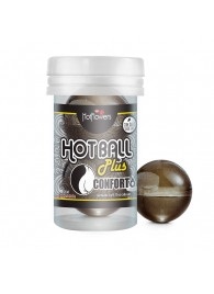 Анальный лубрикант на масляной основе Hot Ball Plus Conforto (2 шарика по 3 гр.) - HotFlowers - купить с доставкой в Оренбурге