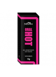 Гель для оральных ласк Oral Hot с согревающим эффектом - 15 гр. - HotFlowers - купить с доставкой в Оренбурге