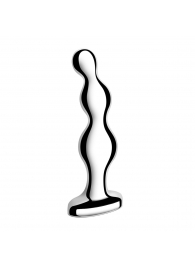 Стальной анальный фаллоимитатор для простаты Stainless Steel Anal Beads - 13 см. - b-Vibe - в Оренбурге купить с доставкой