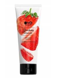 Лубрикант на водной основе OYO Aroma Gel Strawberry с ароматом клубники - 75 мл. - OYO - купить с доставкой в Оренбурге