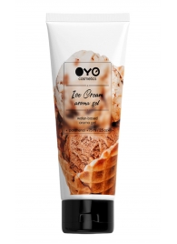 Лубрикант на водной основе OYO Aroma Gel Ice Cream с ароматом пломбира - 75 мл. - OYO - купить с доставкой в Оренбурге