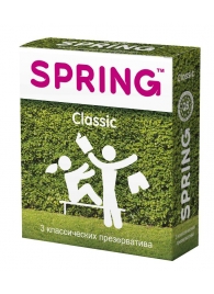 Классические презервативы SPRING CLASSIC - 3 шт. - SPRING - купить с доставкой в Оренбурге