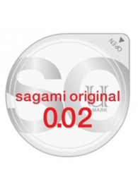 Ультратонкий презерватив Sagami Original - 1 шт. - Sagami - купить с доставкой в Оренбурге