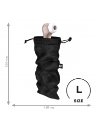 Черный мешочек для хранения игрушек Treasure Bag L - Satisfyer - купить с доставкой в Оренбурге