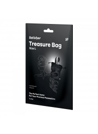 Черный мешочек для хранения игрушек Treasure Bag L - Satisfyer - купить с доставкой в Оренбурге