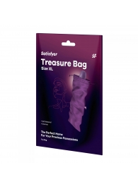 Фиолетовый мешочек для хранения игрушек Treasure Bag XL - Satisfyer - купить с доставкой в Оренбурге