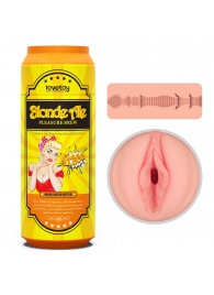 Телесный мастурбатор-вагина Pleasure Brew Masturbator-Blond Ale в банке - Lovetoy - в Оренбурге купить с доставкой