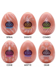 Набор из 6 мастурбаторов-яиц Tenga Egg Variety Pack V - Tenga - в Оренбурге купить с доставкой