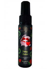 Спрей для горла Deep Throat с десенсибилизирующим эффектом и вкусом клубники - 50 мл. - БиоМед - купить с доставкой в Оренбурге