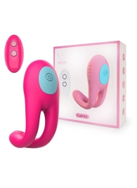 Розовое виброкольцо с пультом ДУ - I-MOON - в Оренбурге купить с доставкой