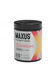 Анатомические презервативы MAXUS Sensual - 15 шт. - Maxus - купить с доставкой в Оренбурге