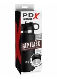 Черный мастурбатор в виде бутылки Fap Flask - Pipedream - в Оренбурге купить с доставкой