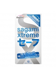 Презервативы Sagami Xtreme Ultrasafe с двойным количеством смазки - 10 шт. - Sagami - купить с доставкой в Оренбурге
