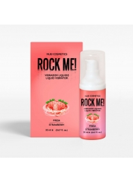 Жидкий вибратор Nuei Rock Me! с ароматом клубники - 20 мл. - Nuei cosmetics - купить с доставкой в Оренбурге