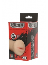 Нежный мастурбатор-ротик REALSTUFF 5INCH MASTURBATOR BJ - Dream Toys - в Оренбурге купить с доставкой