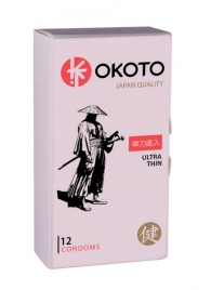 Тонкие презервативы OKOTO Ultra Thin - 12 шт. - Sitabella - купить с доставкой в Оренбурге