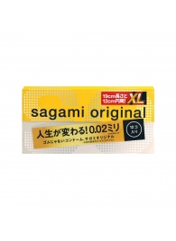 Презервативы увеличенного размера Sagami Original 0.02 XL-size - 12 шт. - Sagami - купить с доставкой в Оренбурге