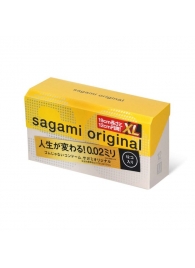 Презервативы увеличенного размера Sagami Original 0.02 XL-size - 12 шт. - Sagami - купить с доставкой в Оренбурге