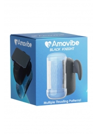 Инновационный робот-мастурбатор Black Knight с функцией пенетрации - Amovibe - в Оренбурге купить с доставкой