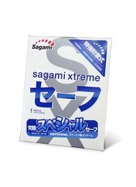 Презерватив Sagami Xtreme Ultrasafe с двойным количеством смазки - 1 шт. - Sagami - купить с доставкой в Оренбурге