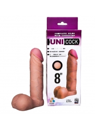 Фаллическая насадка для страпона UNICOCK 8  - 20 см. - LOVETOY (А-Полимер) - купить с доставкой в Оренбурге